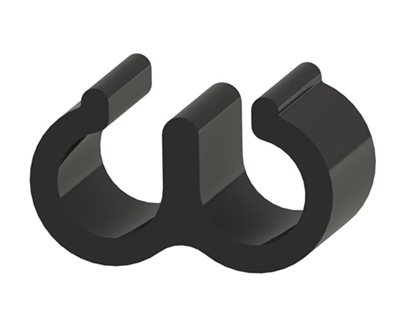 2-Way In-Air Cable Clips | Plastic