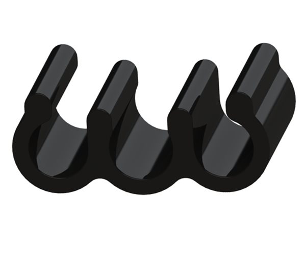 3-Way In-Air Cable Clips | Plastic slide 3