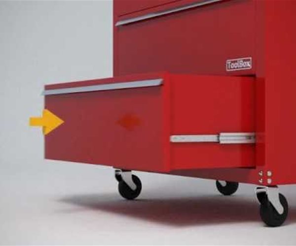 Accuride 5321ECSoft Close-Schwerlastschienen slide 2