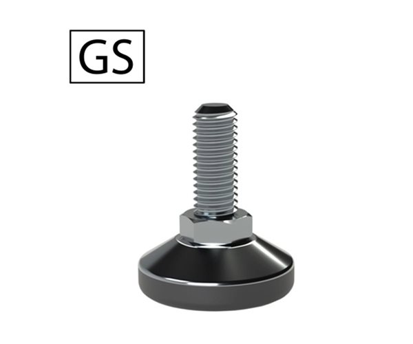 ADF126 Round Chrome Base Levelling Feet