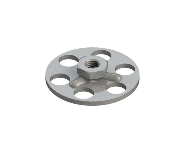 B0N074A Hex Nut Bonding Fasteners - 23mm Round Closed Base