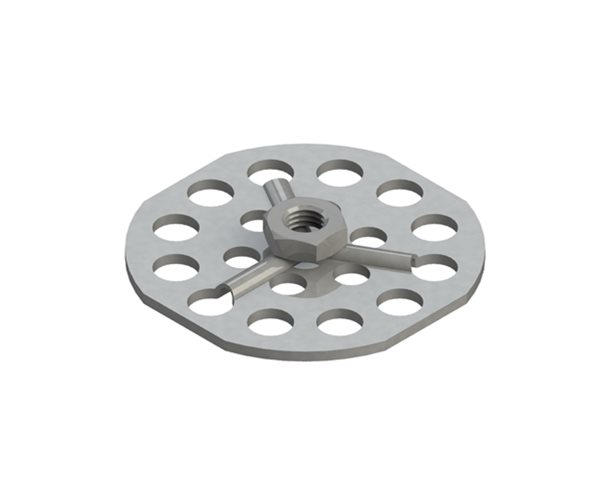 B0N084A Hex Nut Bonding Fasteners - 38mm Round Closed Base