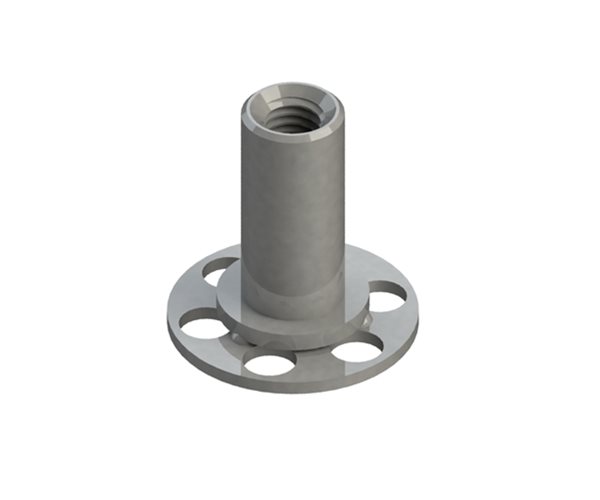 B0N111B Female Bonding Fasteners - 23mm Round Open Base