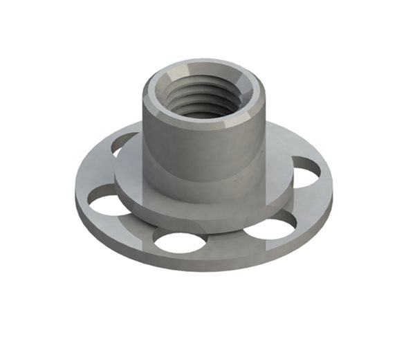 B0N112A Female Bonding Fasteners - 23mm Round Open Base