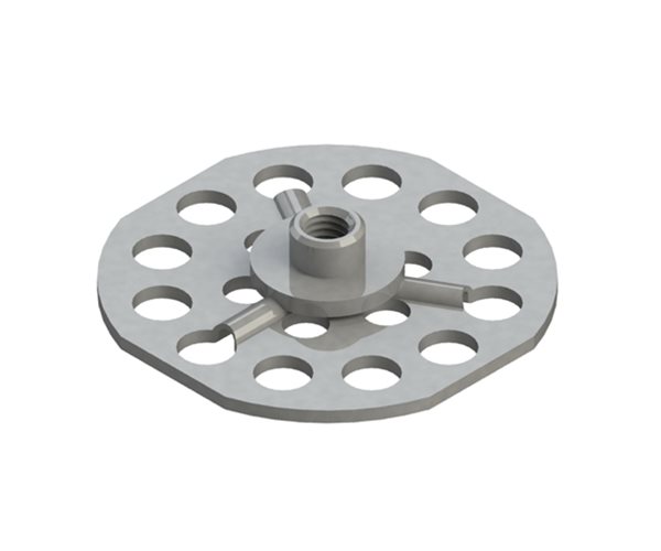 B0N119A Female Bonding Fasteners - 38mm Round Open Base