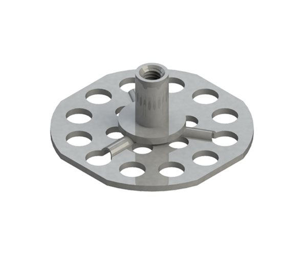 B0N121A Female Bonding Fasteners - 38mm Round Open Base