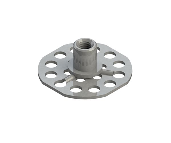 B0N127A Female Bonding Fasteners - 38mm Round Open Base
