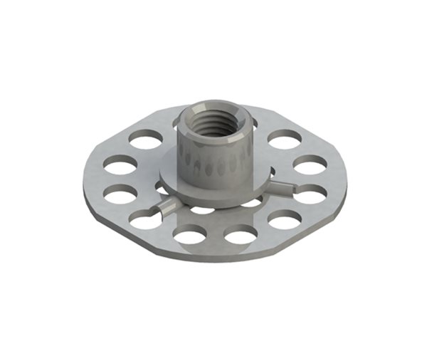 B0N131A Female Bonding Fasteners - 38mm Round Open Base