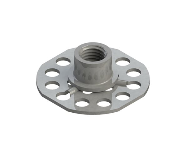 B0N135A Female Bonding Fasteners - 38mm Round Open Base