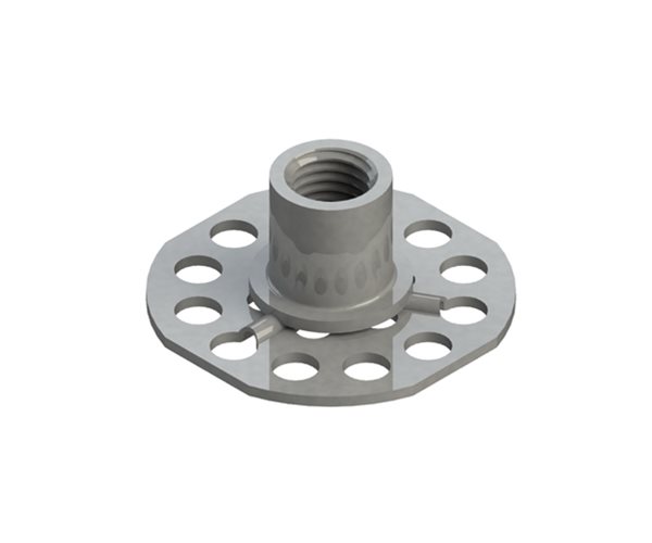 B0N136A Female Bonding Fasteners - 38mm Round Open Base