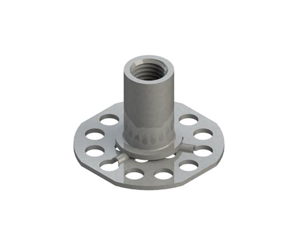 B0N137A Female Bonding Fasteners - 38mm Round Open Base