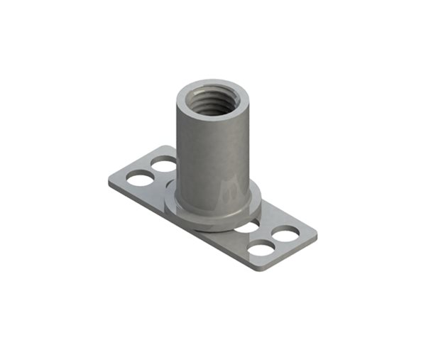 B0N156A Female Bonding Fasteners - 38x15mm Open Base