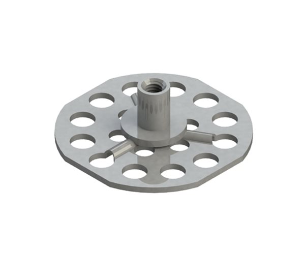 B0N176A Female Bonding Fasteners - 38mm Round Closed Base