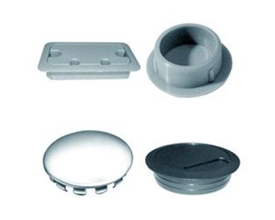 Cable Management Ports and Hole Plugs