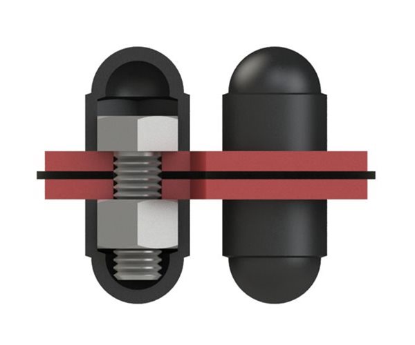 Decorative Nut Caps Application