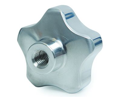 Drehknöpfe & Handräder, Aluminium oder Edelstahl