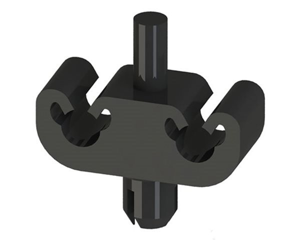 Drive Rivet Cable Clips | Double slide 1