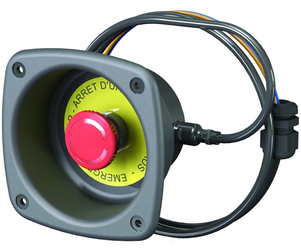 Emergency Stop Assembly - Front view