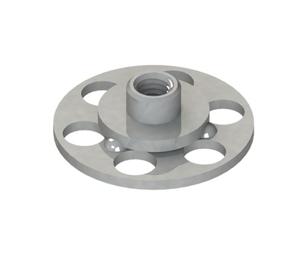 Female Bonding Fasteners | 23mm Round Open Base slide 3