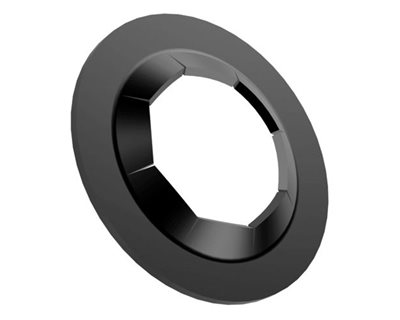 Flat Round Pushnuts - Push On Fasteners