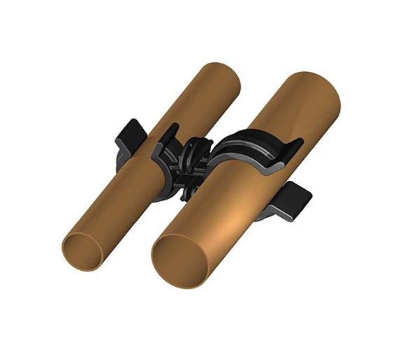 Flexible Swivel Cable & Pipe Clips - 2-Way slide 2