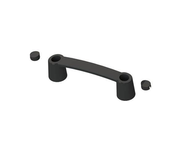 HAN199 Bridge Handles - Model 01 Rear Fixing