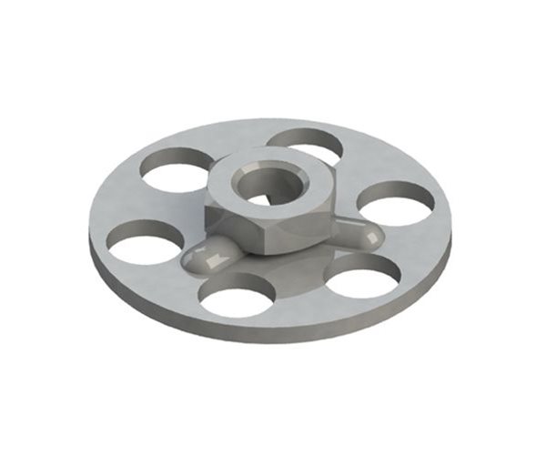 Hex Nut Bonding Fasteners | 23mm Round Open Base slide 1