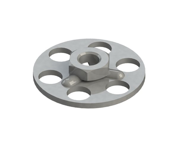 Hex Nut Bonding Fasteners | 23mm Round Open Base slide 2
