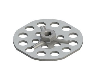 Hex Nut Bonding Fasteners | 38mm Round Closed Base