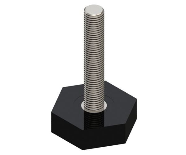 Hexagonal Base Levelling Feet slide 1