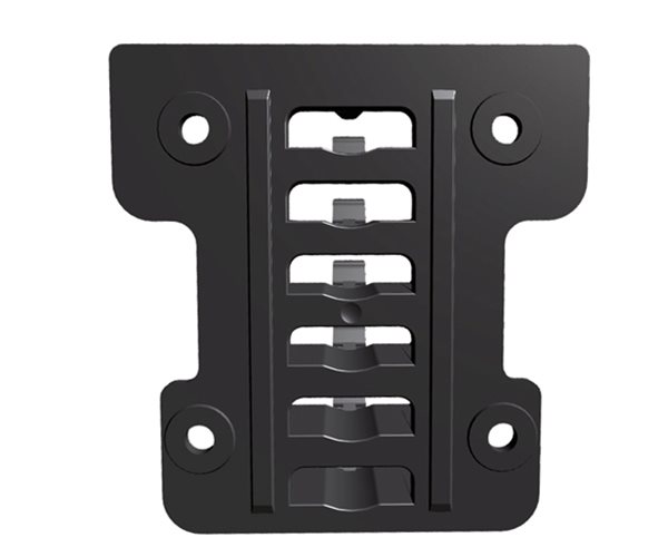 Heyco MaxRunner Flush Mount Cable Clip Holder Back View Product Image