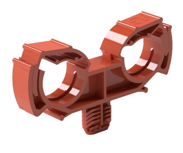 High Voltage Cable Management Clips | Fir Tree Fix | Double slide 3