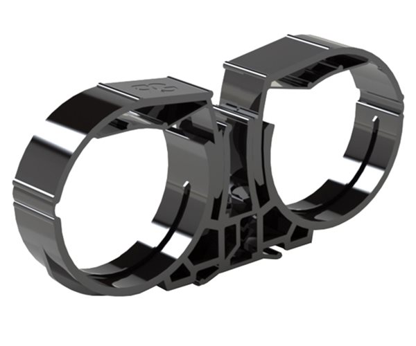 High Voltage Cable Management Clips | Stud Fix | Double slide 1