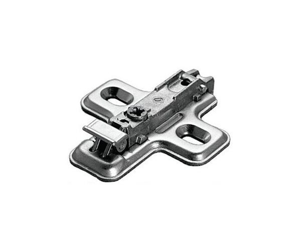 Hinge Mounting Plate - Clip On Cruciform (Steel)