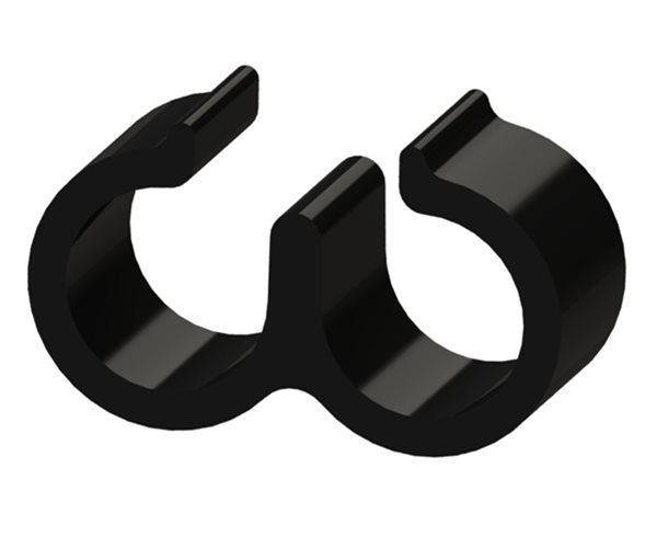 IAC026 2-Way In-Air Cable Clips - Plastic