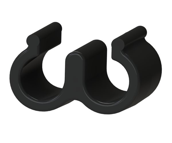 IAC074 2-Way In-Air Cable Clips - Plastic