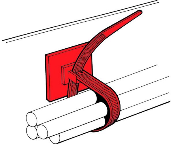 Kabelbinder - Selbstklebend slide 2