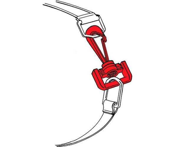 Kunststoffkarabiner - Gurtband-Karabiner slide 2