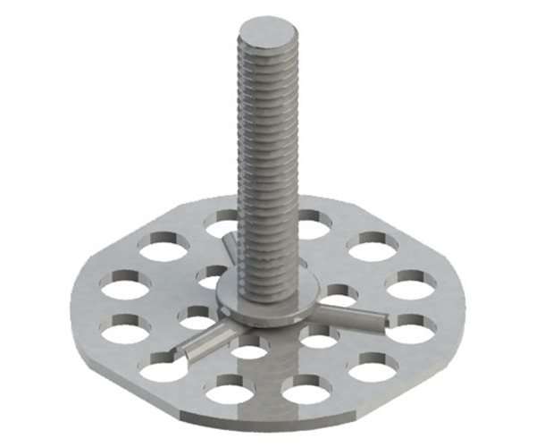 Male Stud Bonding Fasteners | 38mm Round Base slide 1