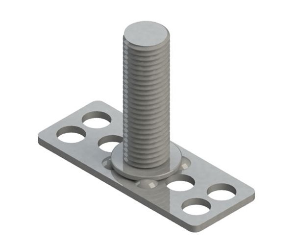 Male Stud Bonding Fasteners | 38x15mm Base slide 1