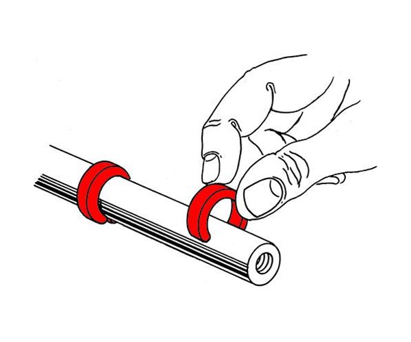 Nylon Klemmringe slide 2