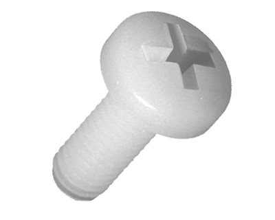 Nylon-Linsenkopfschrauben - Kreuzschlitz