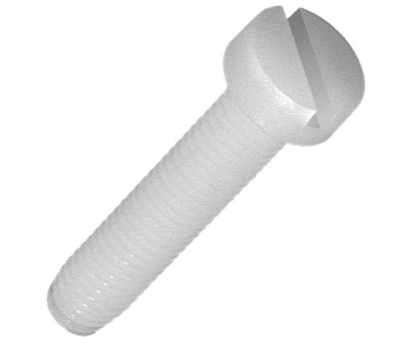 Nylon Screws - Cheese Head Slotted Drive