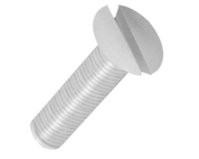Nylon Screws | Countersunk Head Slotted Drive