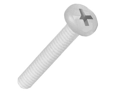 Nylon Screws | Pan Head Phillips Drive