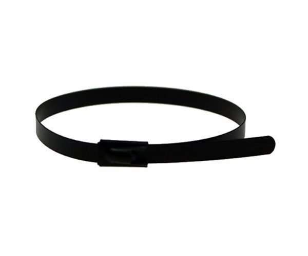 Plastic Coated Stainless Steel Cable Ties Closed