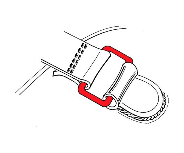 Plastic Rectangular Webbing Rings slide 2