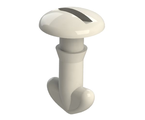 QTS123 Arrow Head Quarter Turn Stud - Slotted Head