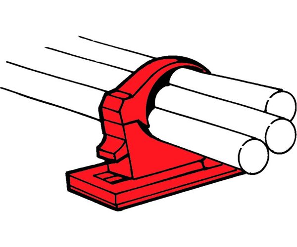 Schließbare Kabel- & Rohrschellen - Selbstklebend slide 2