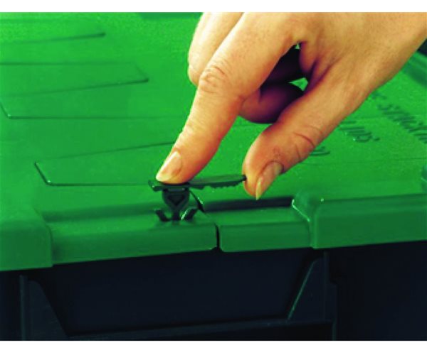 Tote Box seal - in application